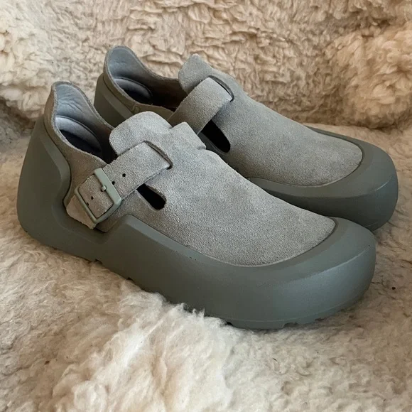 Birkenstock Reykjavik shoe, in Pure Sage nubuck leather, unisex EU 40 (L9/M7) - Picture 1 of 10